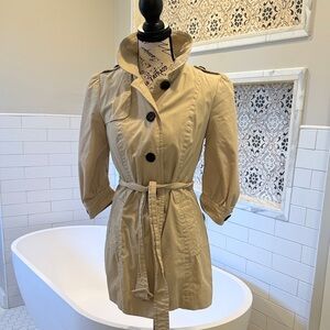 Banana Republic Beige Trench Coat with Belt